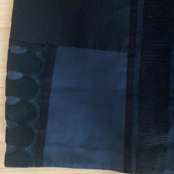 3.1 Philip Lim Women's Silk Navy and Black Mini Skirt With Pockets Womens Size 6 - Picture 3 of 8